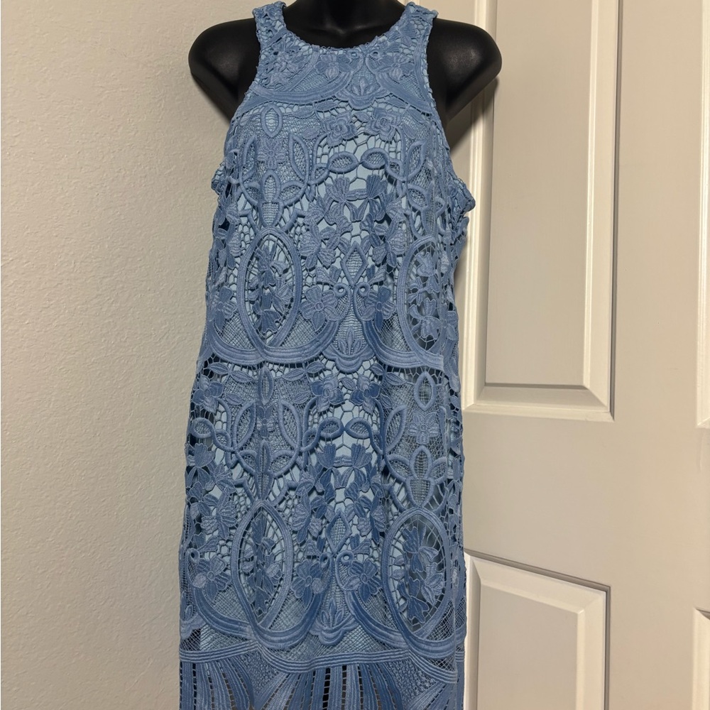 Lovers + Friends Light Blue Lace Mini Dress - Picture 11 of 13
